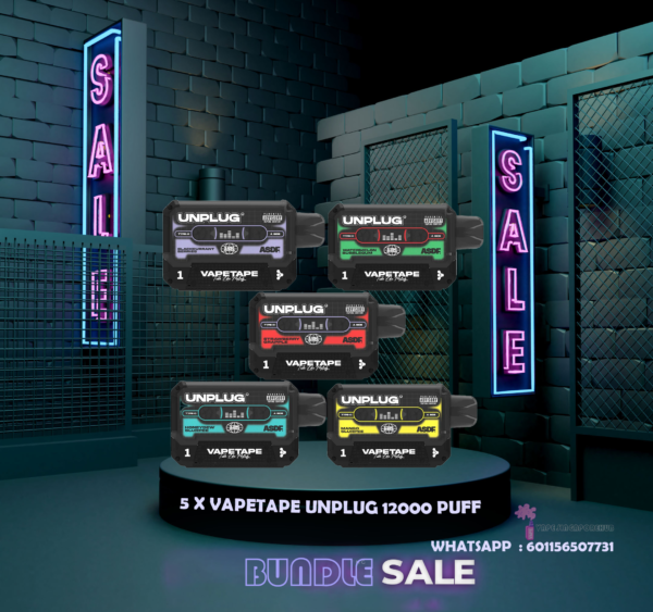 5X VAPETAPE UNPLUG BUNDLE