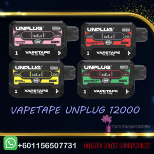 VAPETAPE UNPLUG 12000 PUFF STATER KIT