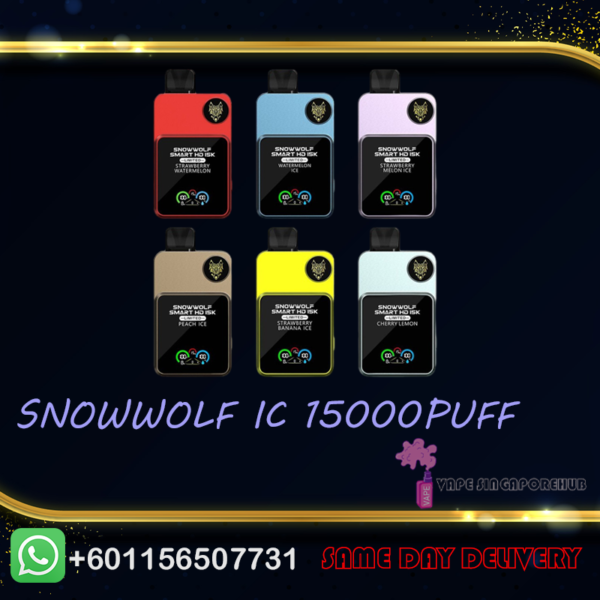 SNOWWOLF SMART HD 15000 PUFFS DISPOSABLE POD